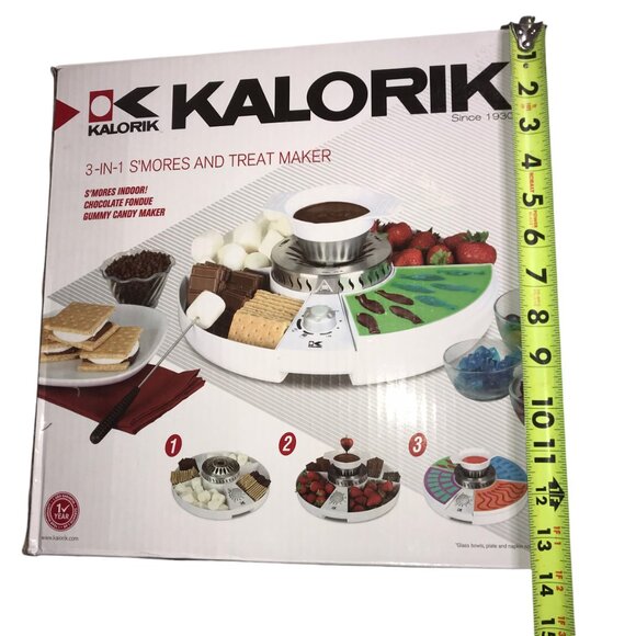BRAND NEW KALORIK ELECTRIC 3 IN 1 SMORES AND TREAT MAKER - Picture 6 of 12